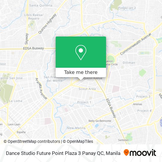 Dance Studio Future Point Plaza 3 Panay QC map