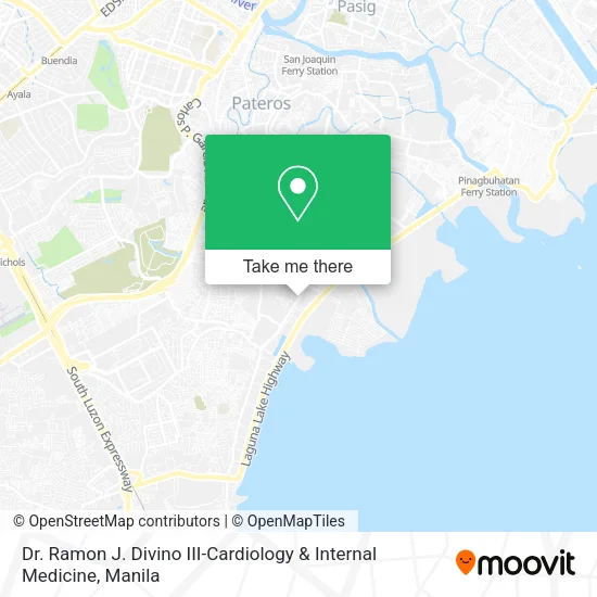 Dr. Ramon J. Divino III-Cardiology & Internal Medicine map