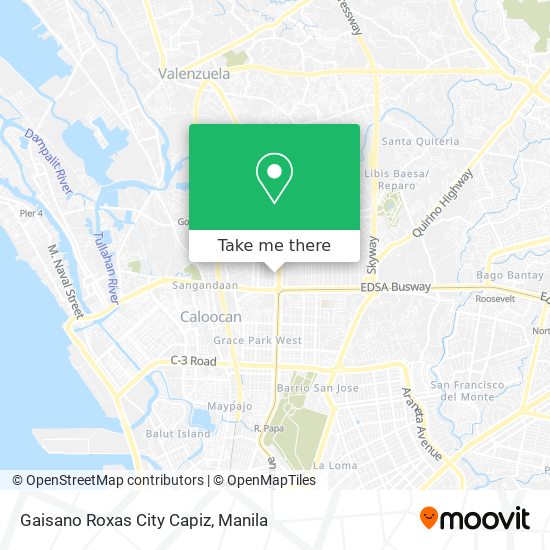 Gaisano Roxas City Capiz map
