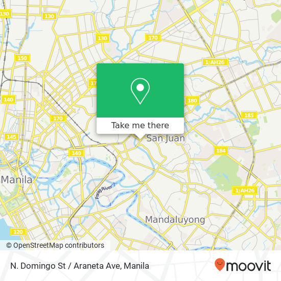 N. Domingo St / Araneta Ave map