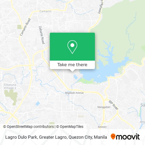 Lagro Dulo Park, Greater Lagro, Quezon City map