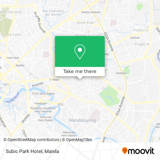 Subic Park Hotel map