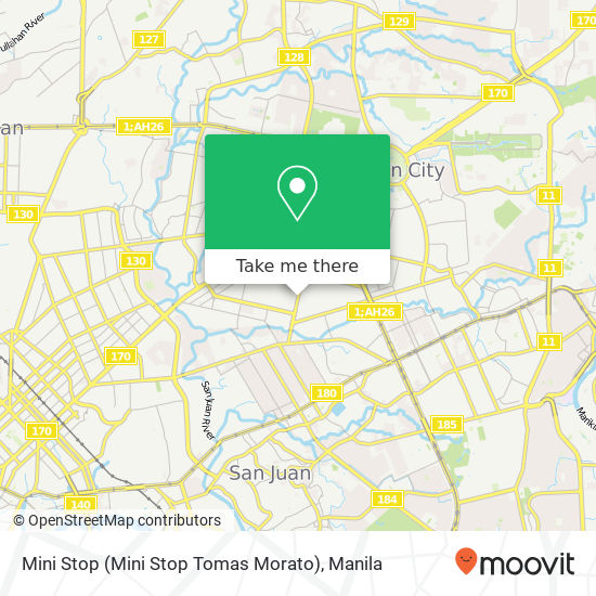 Mini Stop (Mini Stop Tomas Morato) map