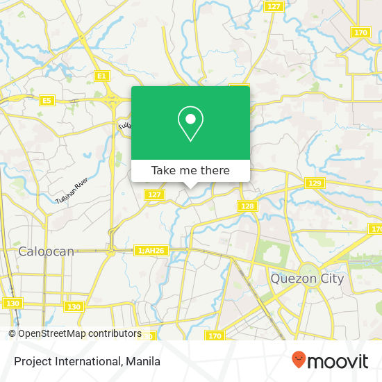 Project International map