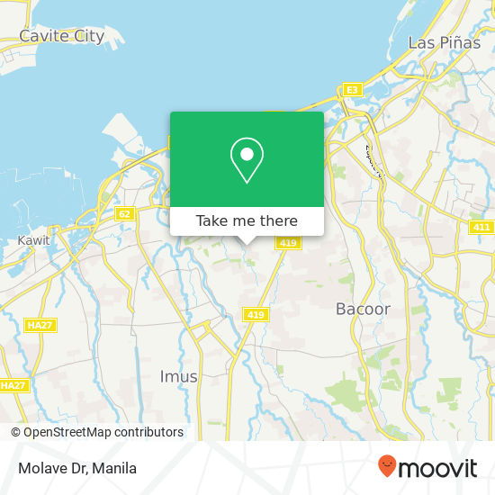Molave Dr map