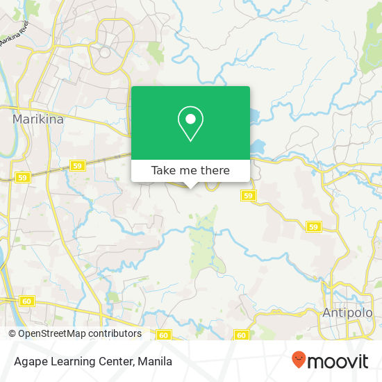 Agape Learning Center map