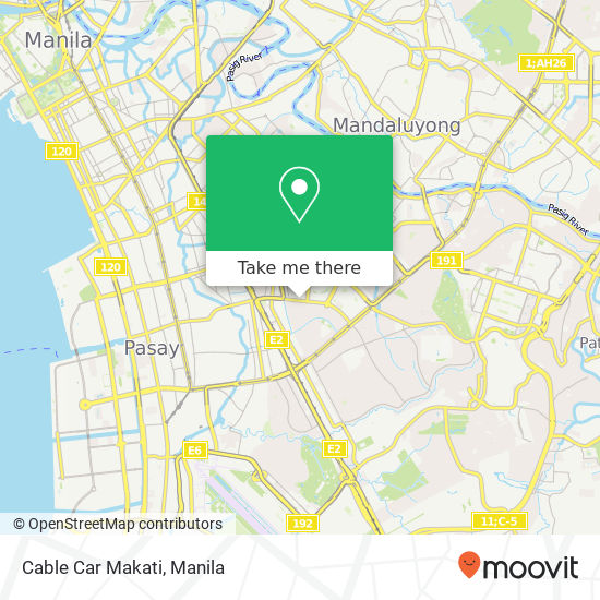 Cable Car Makati map