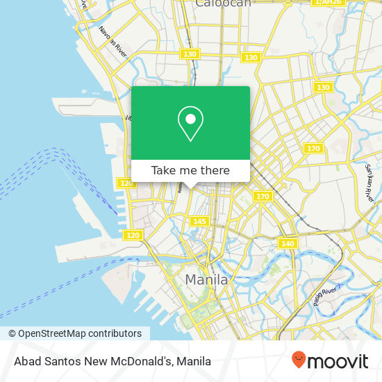 Abad Santos New McDonald's map