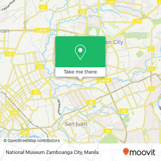 National Museum Zamboanga City map