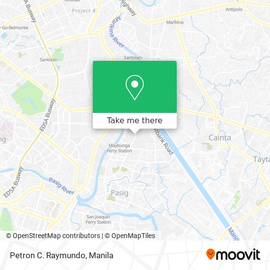 Petron C. Raymundo map