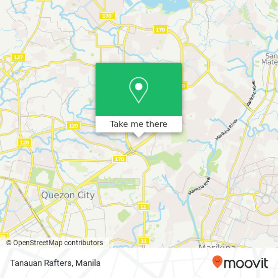 Tanauan Rafters map