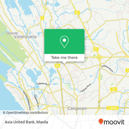 Asia United Bank map