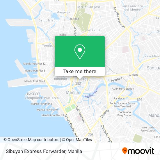 Sibuyan Express Forwarder map