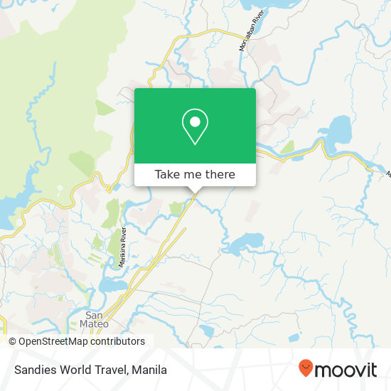 Sandies World Travel map