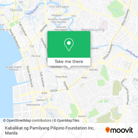 Kabalikat ng Pamilyang Pilipino Foundation Inc map