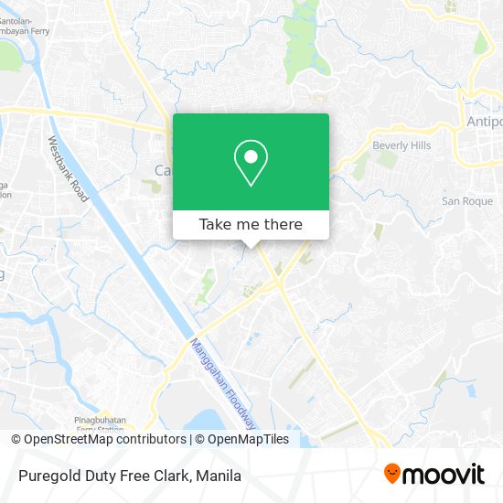 Puregold Duty Free Clark map