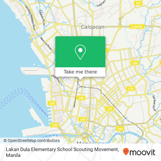 Lakan Dula Elementary School Scouting Movement map