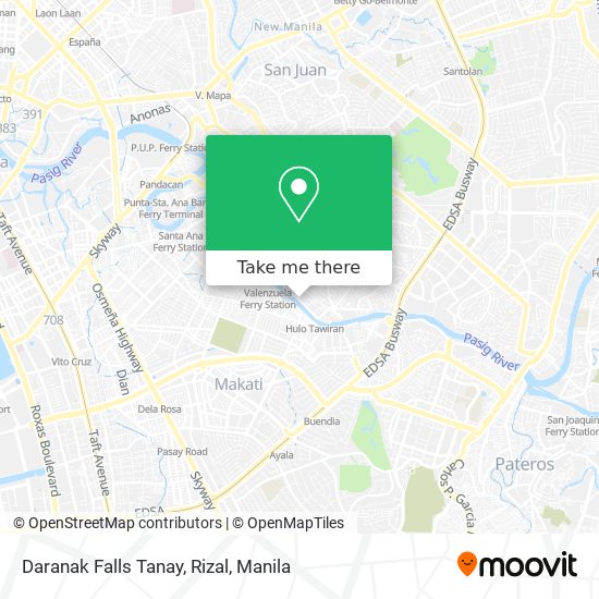 Map Of Tanay Rizal How To Get To Daranak Falls Tanay, Rizal In Mandaluyong By Bus Or Train?