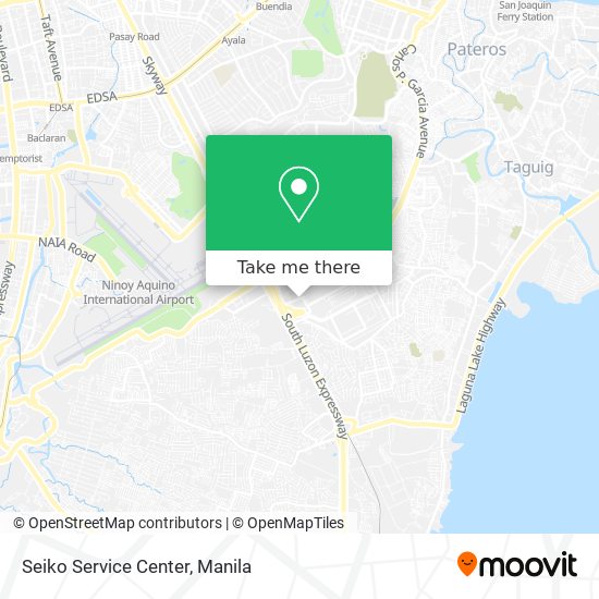 How to get to Seiko Service Center in Taguig by Bus or Train?