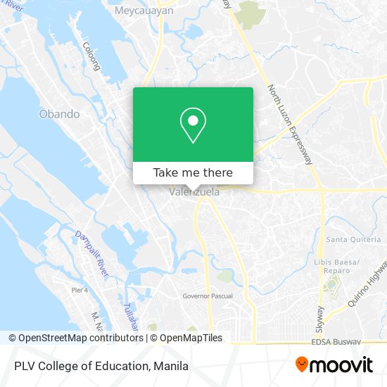 PLV College of Education map