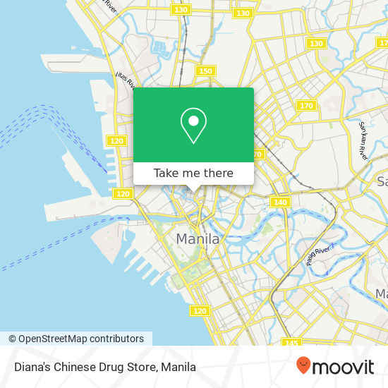 Diana's Chinese Drug Store map