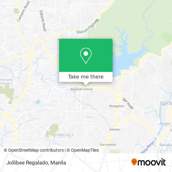 Jollibee Regalado map