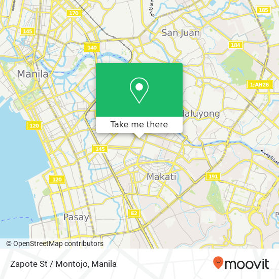 Zapote St / Montojo map