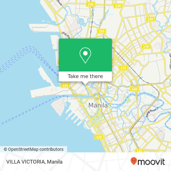 VILLA VICTORIA map