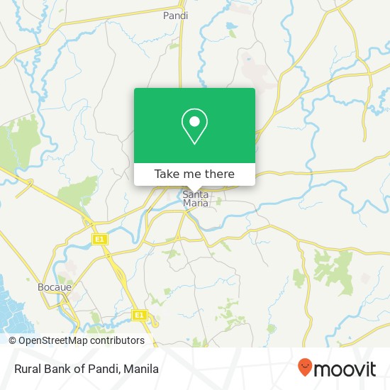 Rural Bank of Pandi map