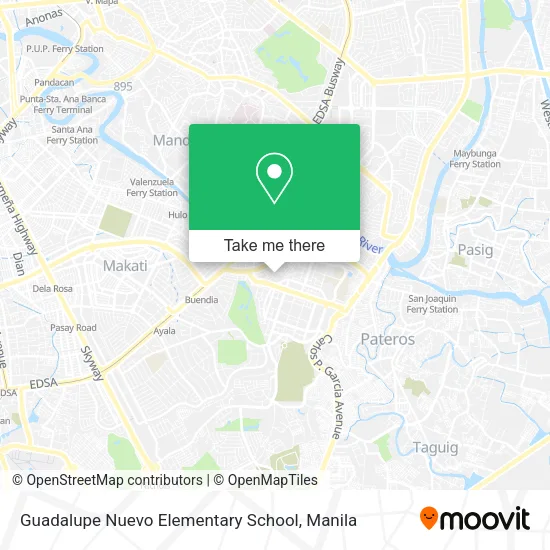 Guadalupe Nuevo Elementary School map