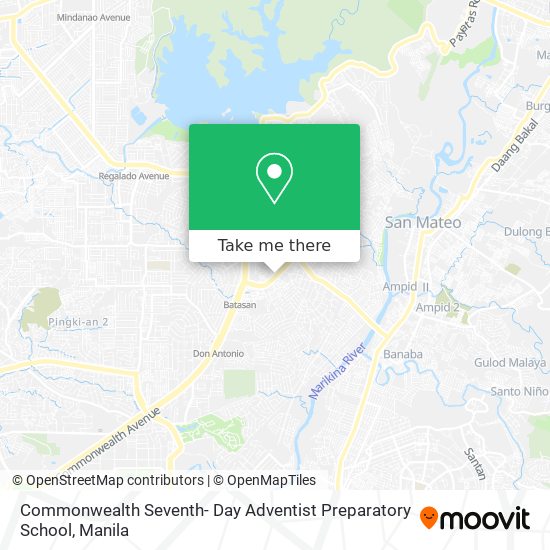 Commonwealth Seventh- Day Adventist Preparatory School map