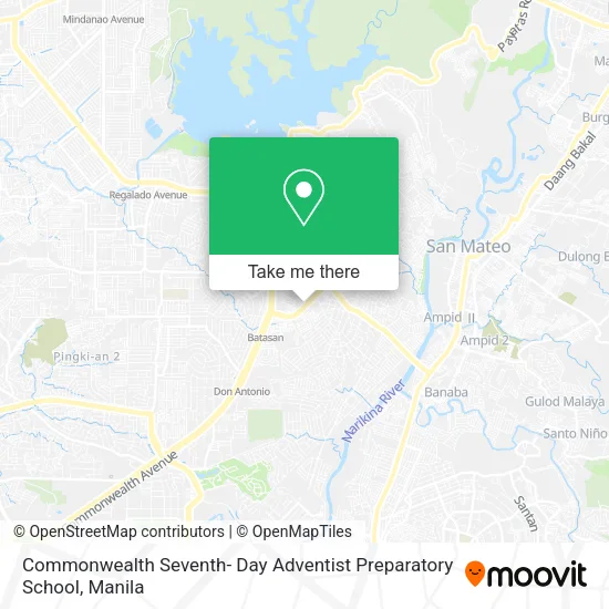 Commonwealth Seventh- Day Adventist Preparatory School map