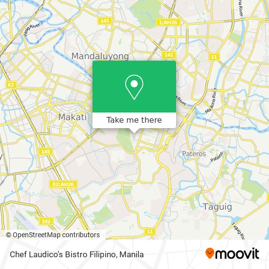 Chef Laudico's Bistro Filipino map