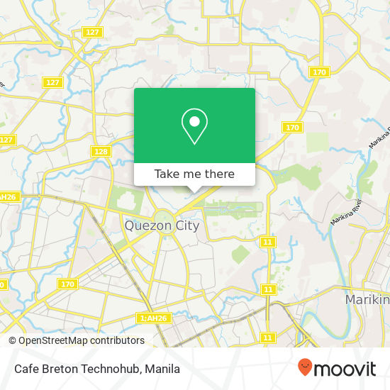 Cafe Breton Technohub map