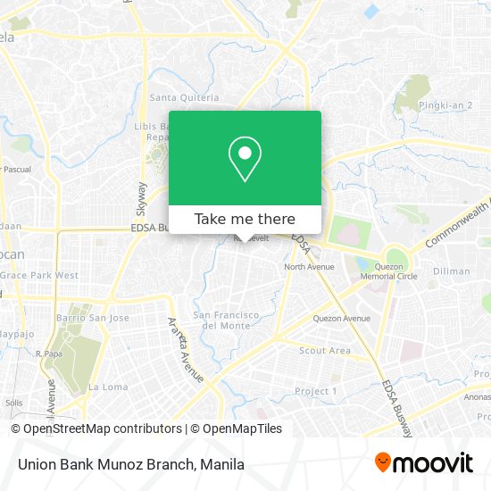 Union Bank Munoz Branch map