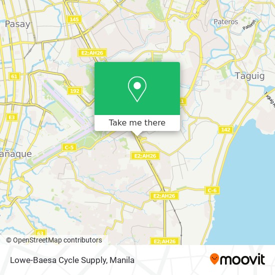 Lowe-Baesa Cycle Supply map