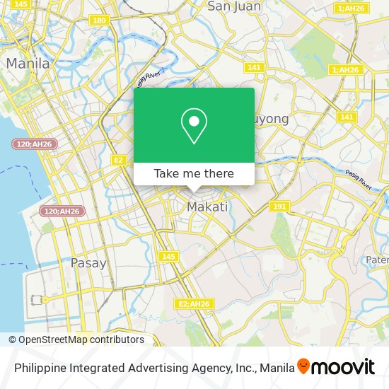 Philippine Integrated Advertising Agency, Inc. map