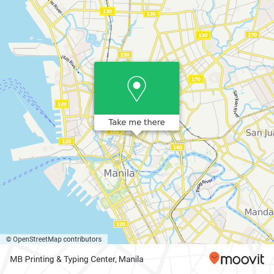 MB Printing & Typing Center map