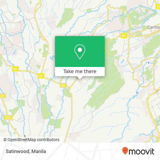 Satinwood map
