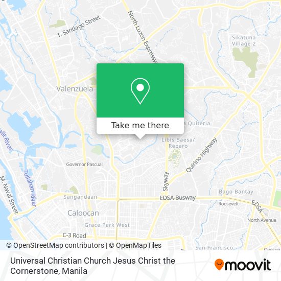 Universal Christian Church Jesus Christ the Cornerstone map