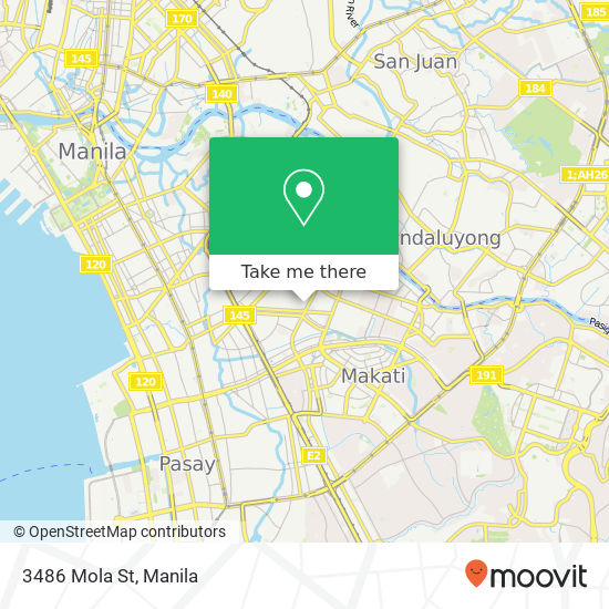 3486 Mola St map