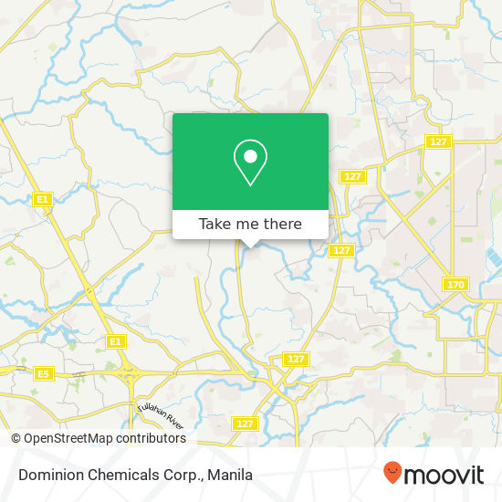 Dominion Chemicals Corp. map