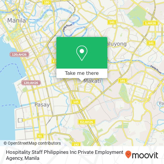 Hospitality Staff Philippines Inc Private Employment Agency map