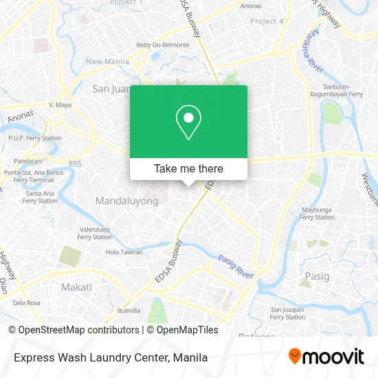 Express Wash Laundry Center map