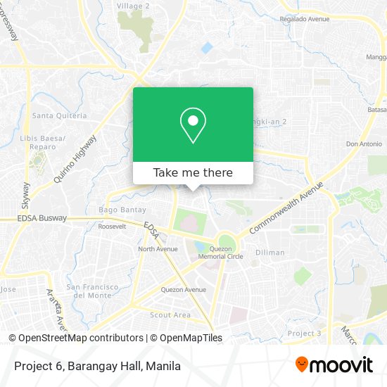 Project 6, Barangay Hall map