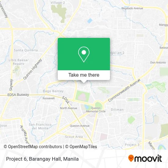 Project 6, Barangay Hall map