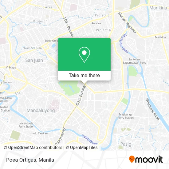 Poea Ortigas map