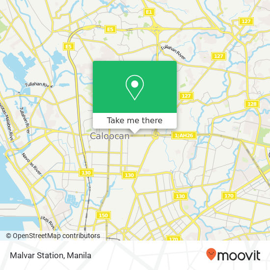 Malvar Station map