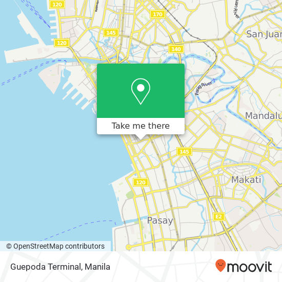 Guepoda Terminal map