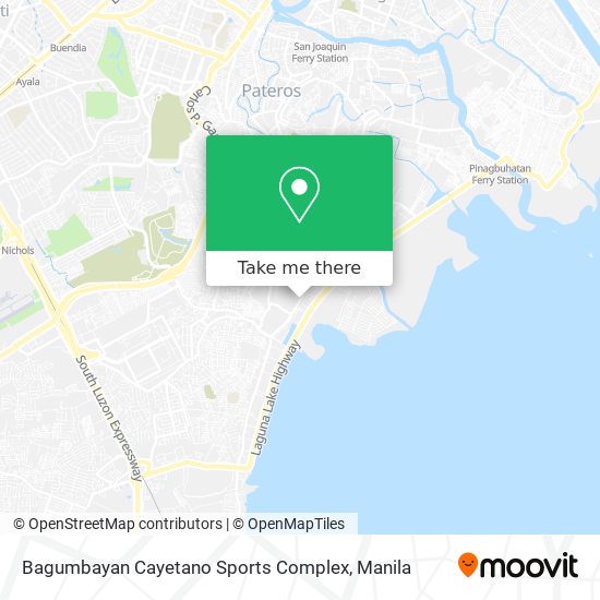 Bagumbayan Cayetano Sports Complex map